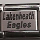 Lakenheath Eagles - laser 9mm Italian charm